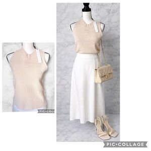 HOUSE OF HARLOW 1960 REVOLVE NICOLE RITCHIE RIBBED RAYON MOCK SLEEVE TOP